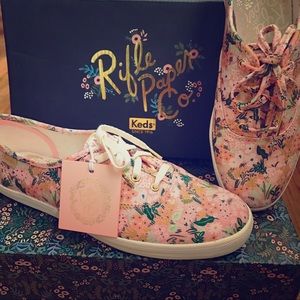 Keds x Rifle Paper Co. Champion Meadow Pink